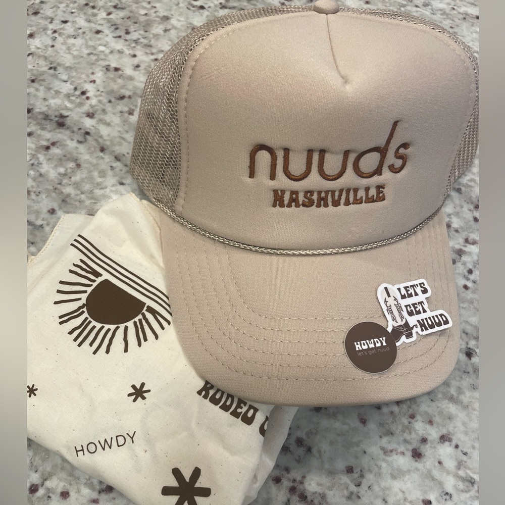 nuuds limited edition Nashville pop up Otto hat and handkerchief